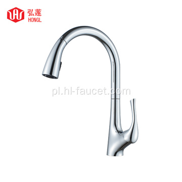 Brass Faucet Pull-Down Kitchen Sink Faucet